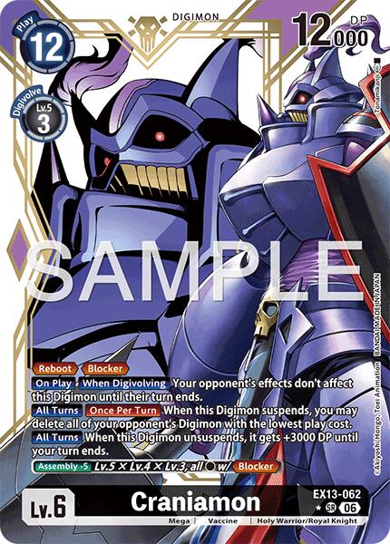 Craniamon [EX13-062] (Alternate Art) [Chivalrous XIII] | Devastation Store
