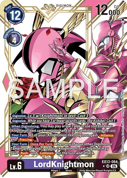 LordKnightmon [EX13-064] (Alternate Art) [Chivalrous XIII] | Devastation Store
