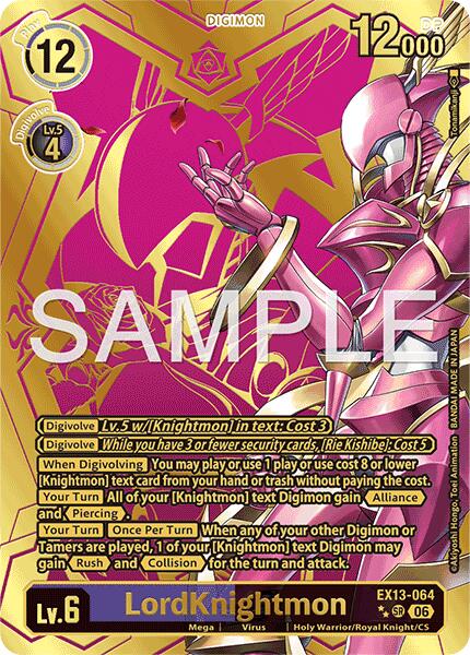 LordKnightmon [EX13-064] (Rare Pull) [Chivalrous XIII] | Devastation Store