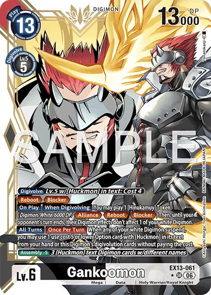 Gankoomon [EX13-061] (Alternate Art) [Chivalrous XIII] | Devastation Store