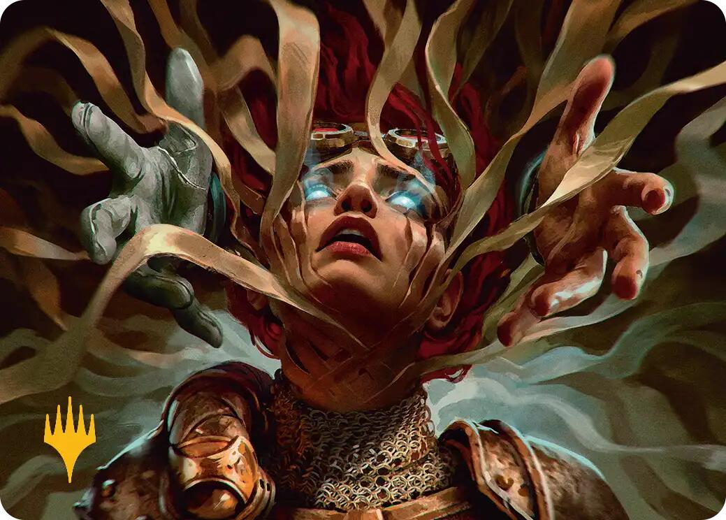 Countersculpt Art Card (Gold-Stamped) [Reality Fracture Art Series] | Devastation Store