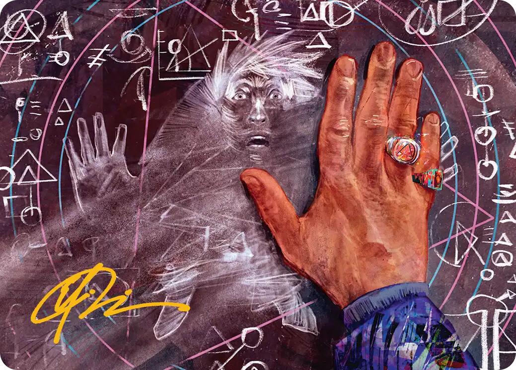 Solve for Disappointment Art Card (Gold-Stamped Signature) [Reality Fracture Art Series] | Devastation Store