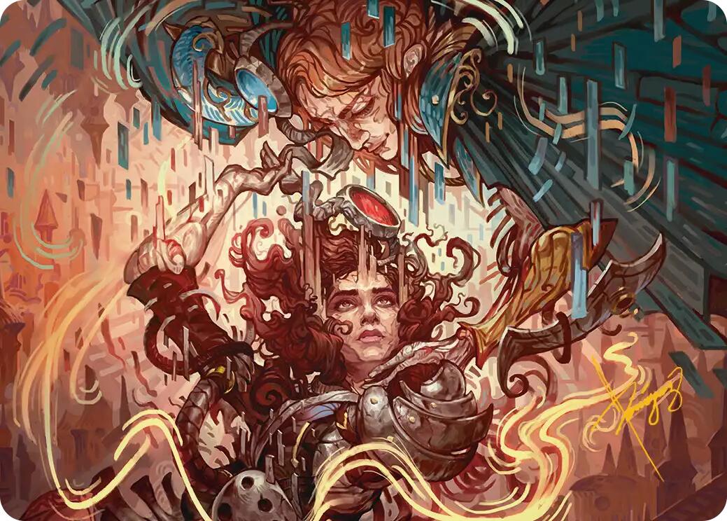 Identity Echo Art Card (Gold-Stamped Signature) [Reality Fracture Art Series] | Devastation Store