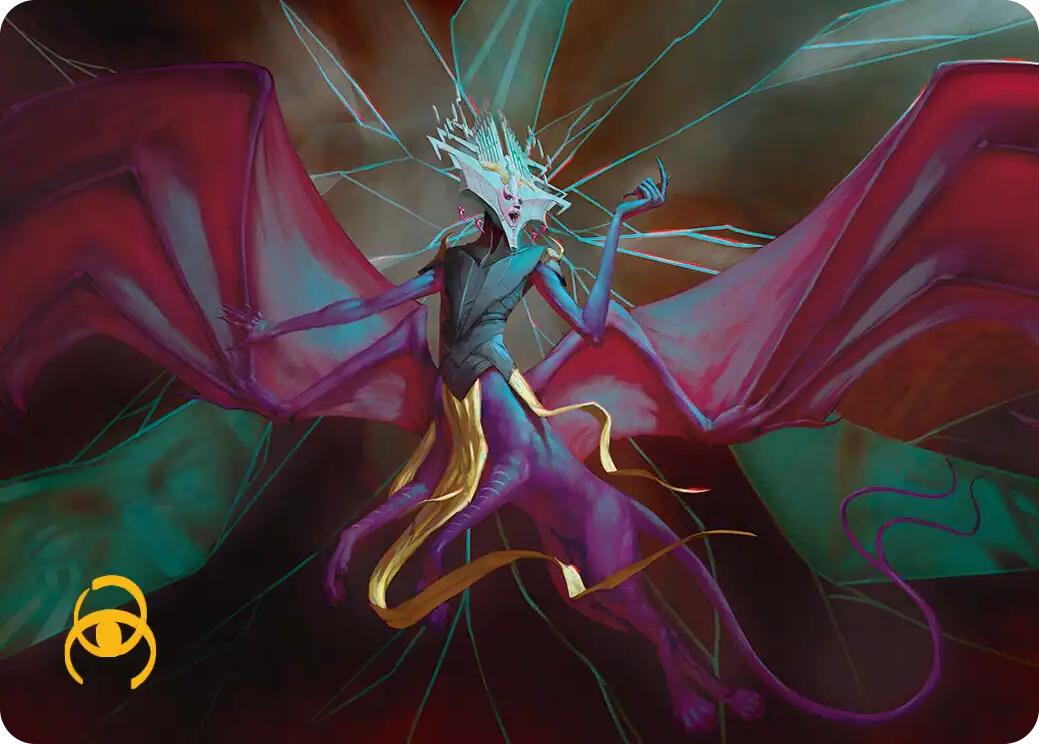 Ingris Stingerquill Art Card (Gold-Stamped Signature) [Reality Fracture Art Series] | Devastation Store