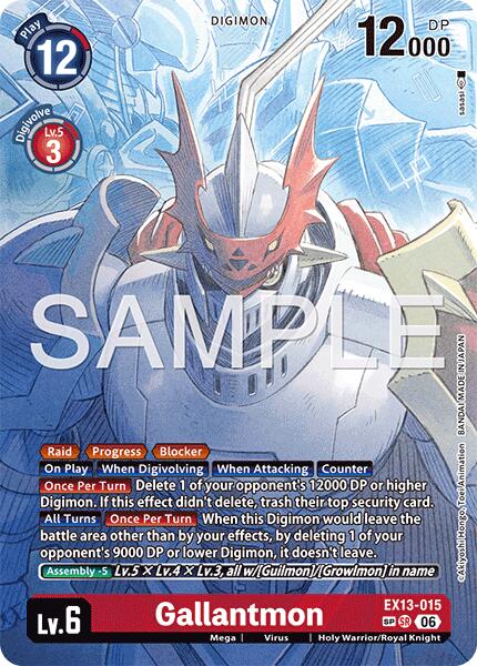 Gallantmon [EX13-015] (SP) [Chivalrous XIII] | Devastation Store
