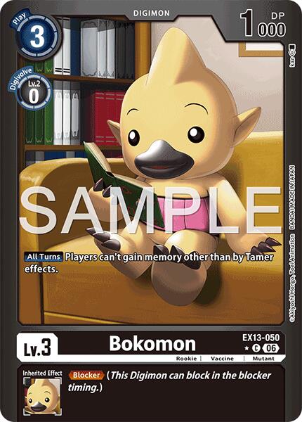 Bokomon [EX13-050] (Limited Foil) [Chivalrous XIII] | Devastation Store