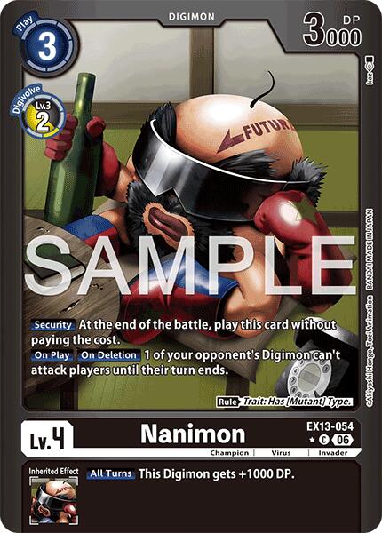 Nanimon [EX13-054] (Limited Foil) [Chivalrous XIII] | Devastation Store