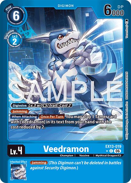 Veedramon [EX13-019] (Limited Foil) [Chivalrous XIII] | Devastation Store