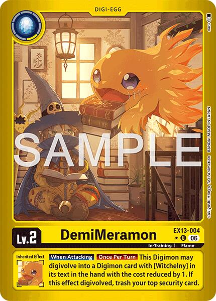 DemiMeramon [EX13-004] (Limited Foil) [Chivalrous XIII] | Devastation Store