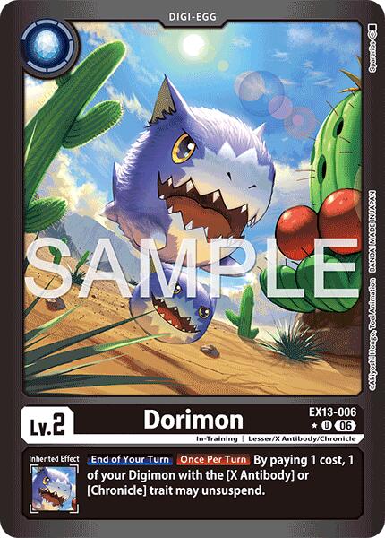 Dorimon [EX13-006] (Limited Foil) [Chivalrous XIII] | Devastation Store