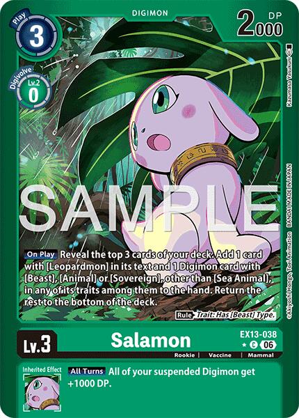 Salamon [EX13-038] (Limited Foil) [Chivalrous XIII] | Devastation Store