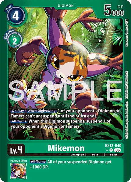 Mikemon [EX13-040] (Limited Foil) [Chivalrous XIII] | Devastation Store
