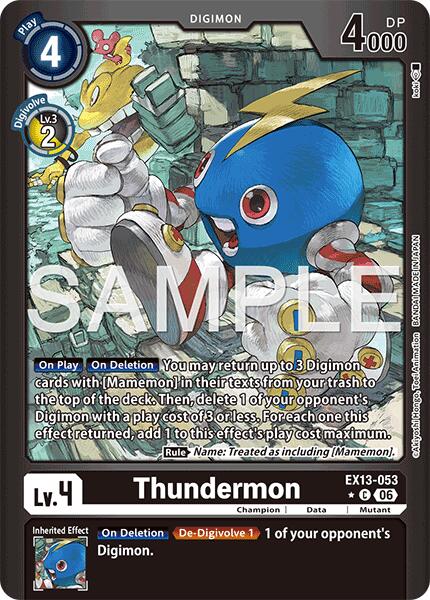 Thundermon [EX13-053] (Limited Foil) [Chivalrous XIII] | Devastation Store