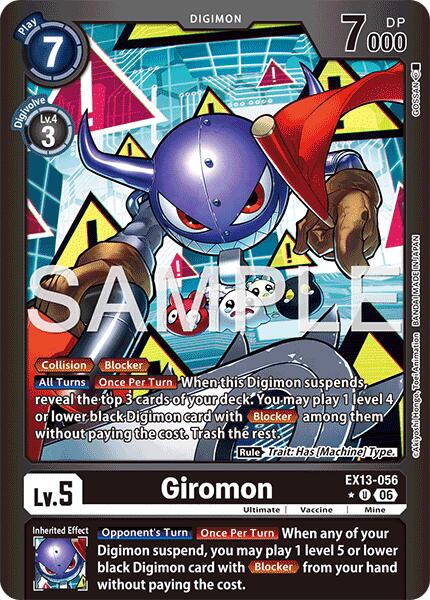 Giromon [EX13-056] (Limited Foil) [Chivalrous XIII] | Devastation Store