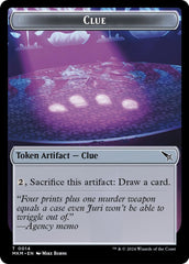 Starscape Cleric // Clue Double-Sided Token [Secrets of Strixhaven Tokens] | Devastation Store