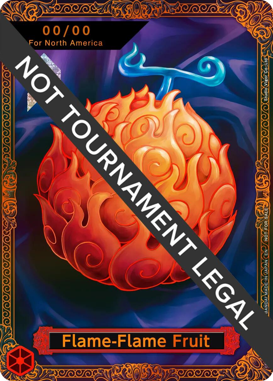 Flame-Flame Fruit Trophy Card (Flame-Flame Fruit Coliseum) [One Piece Promotion Cards] | Devastation Store