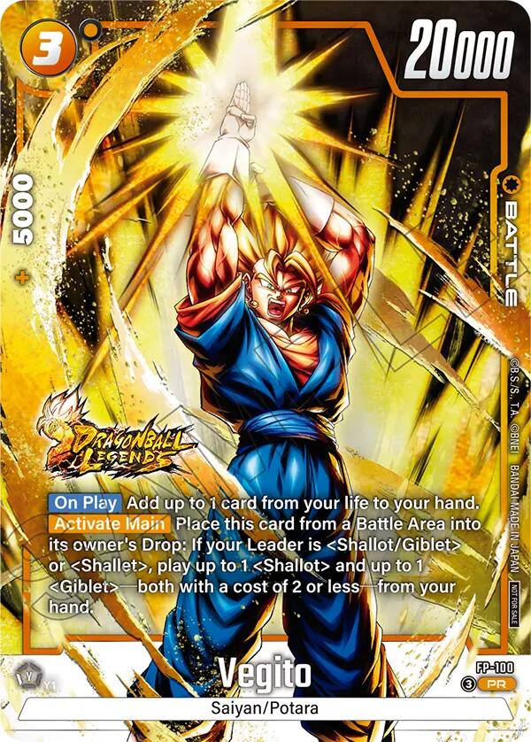 Vegito (FP-100) (Tournament Pack 12) [Fusion World Tournament Cards] | Devastation Store