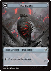 Phyrexian // Incubator Double-Sided Token [Reality Fracture Commander Tokens] | Devastation Store