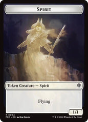 Spirit // Jace Double-Sided Token [Reality Fracture Commander Tokens] | Devastation Store