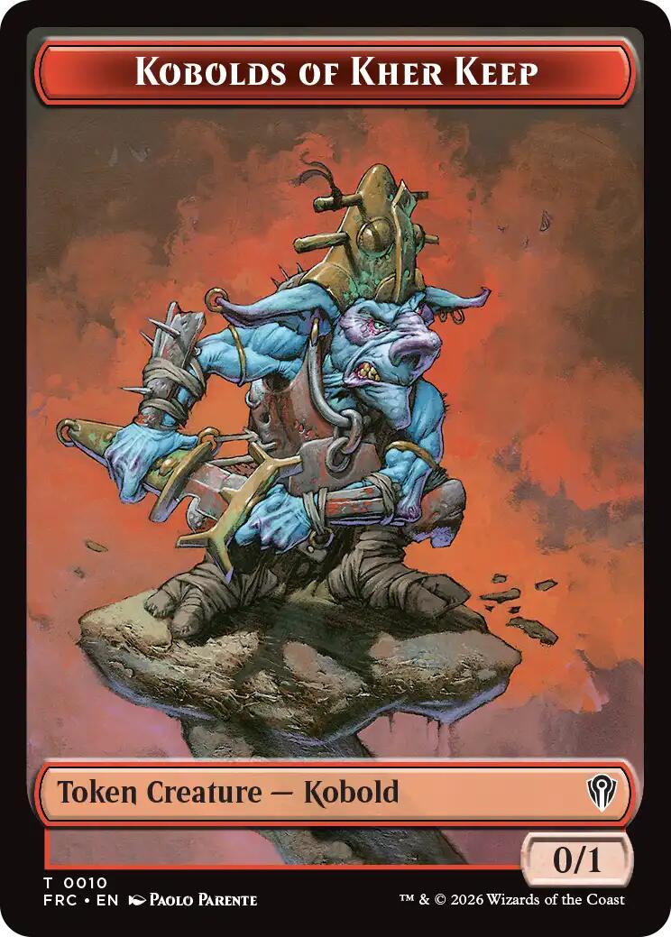 Kobolds of Kher Keep // Phyrexian Mite Double-Sided Token [Reality Fracture Commander Tokens] | Devastation Store