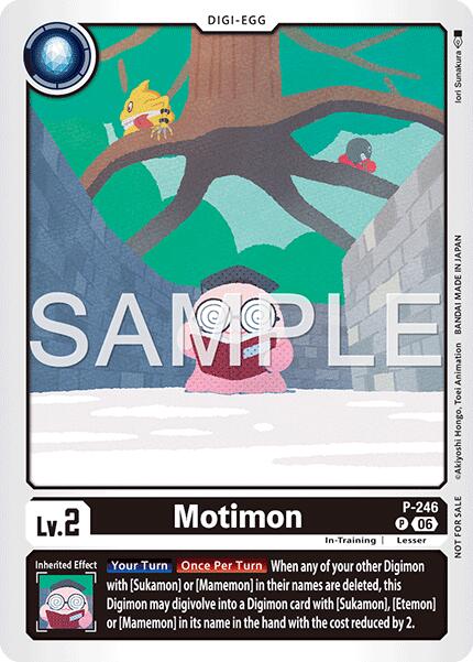 Motimon [P-246] (Official Store Tournament 2026 Vol. 4 Participant) [Promotional Cards] | Devastation Store