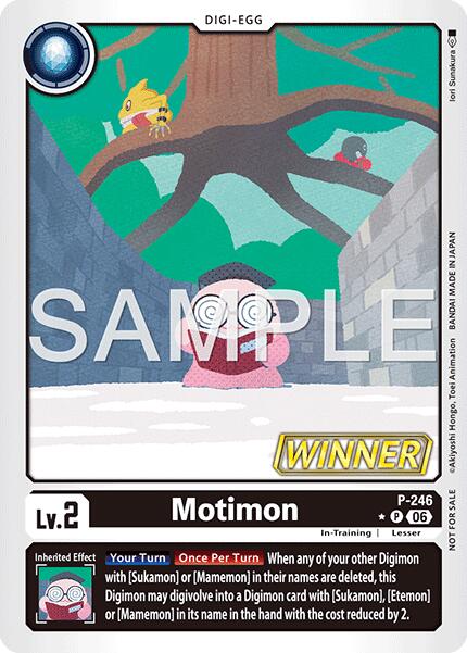 Motimon [P-246] (Official Store Tournament 2026 Vol. 4 Winner) [Promotional Cards] | Devastation Store