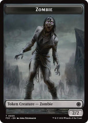 Zombie // The Monarch Double-Sided Token [Foundations Commander Tokens] | Devastation Store