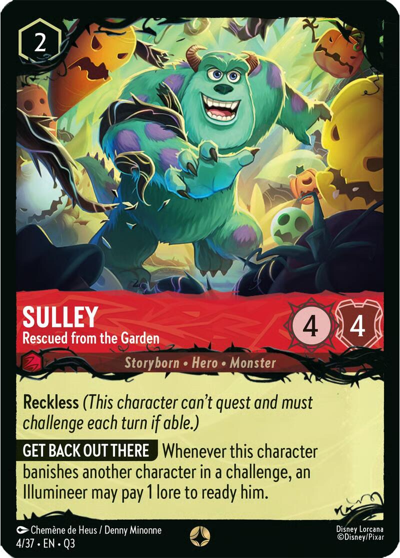 Sulley - Rescued from the Garden (4/37) [Illumineer's Quest: The Great Hunny Rescue] | Devastation Store