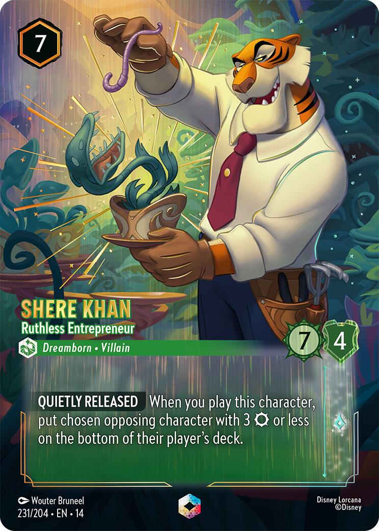 Shere Khan - Ruthless Entrepreneur (Enchanted) (231/204) [Hyperia City] | Devastation Store