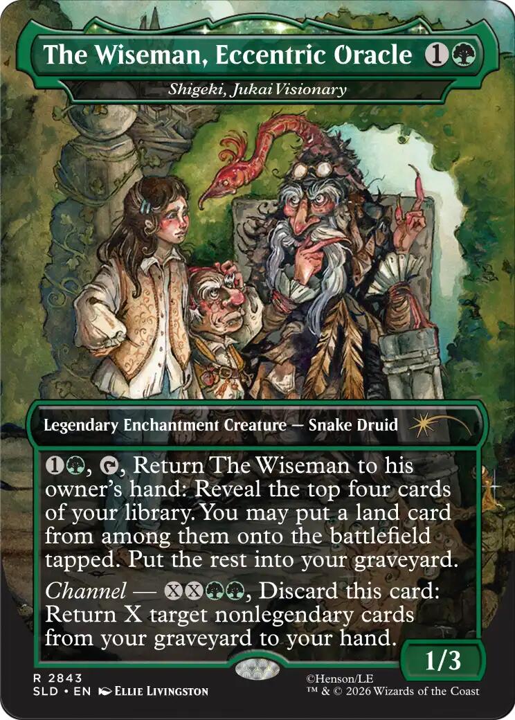 The Wiseman, Eccentric Oracle - Shigeki, Jukai Visionary [Secret Lair Drop Series] | Devastation Store