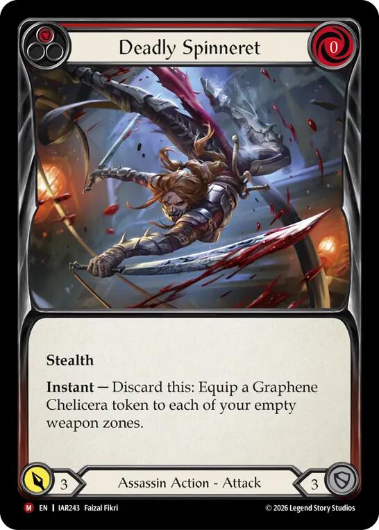 Deadly Spinneret [IAR243] (Usurp the Shadow Throne) | Devastation Store