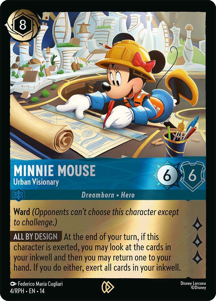 Minnie Mouse - Urban Visionary (4) [Promo Cards] | Devastation Store