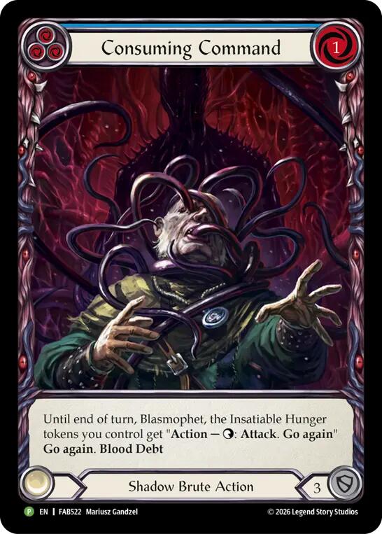 Consuming Command [FAB522] (Promo)  Rainbow Foil | Devastation Store