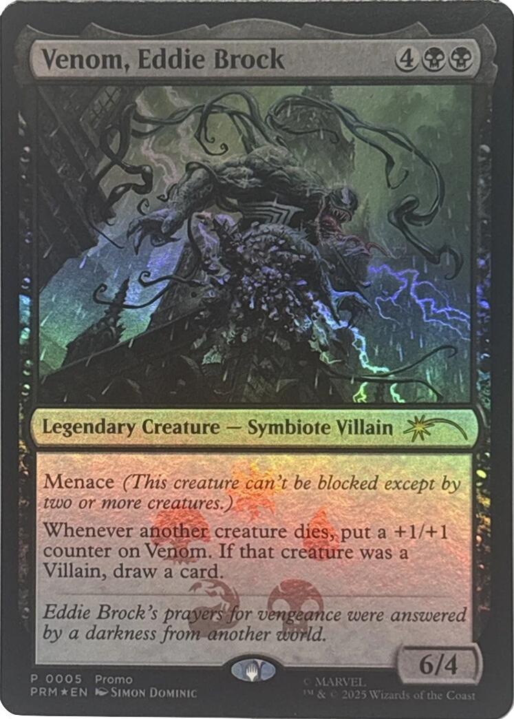 Venom, Eddie Brock [Marvel Super Heroes Promos] | Devastation Store
