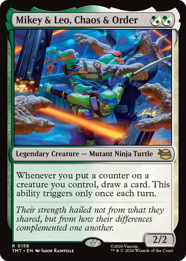 Mikey & Leo, Chaos & Order [Teenage Mutant Ninja Turtles] | Devastation Store