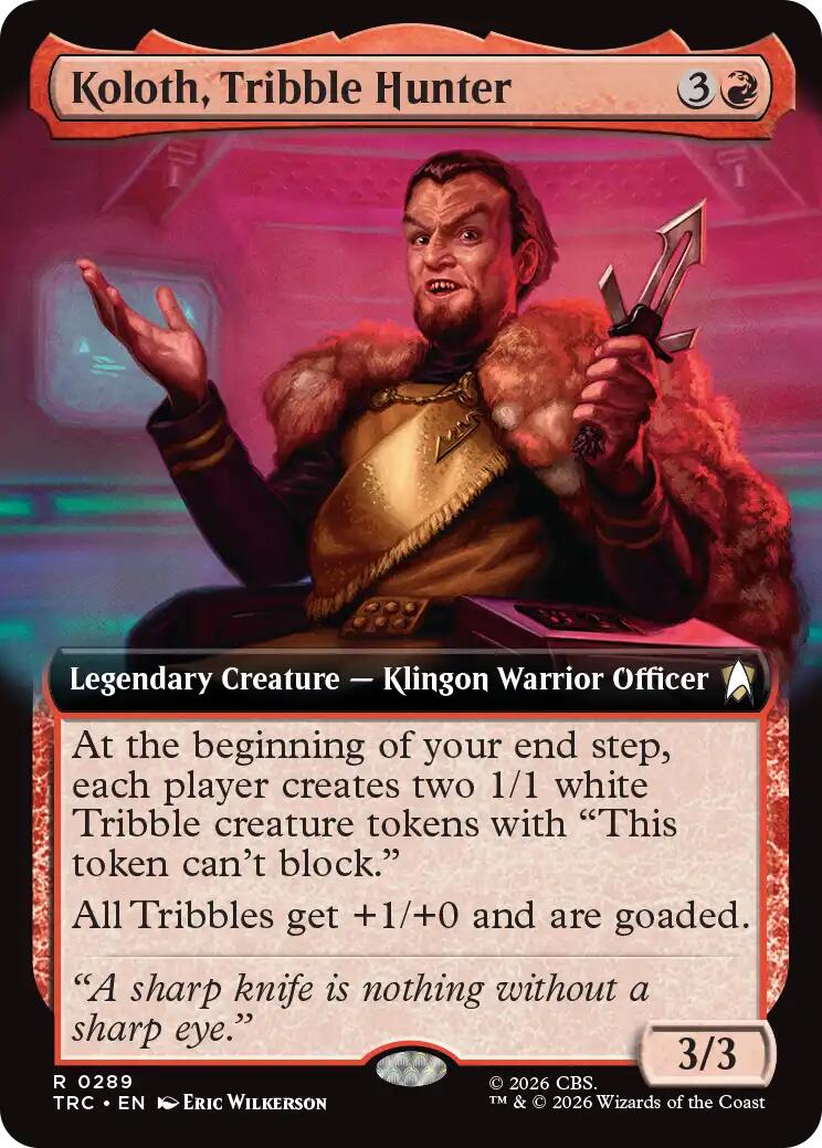 Koloth, Tribble Hunter (Extended Art) [Star Trek Commander] | Devastation Store