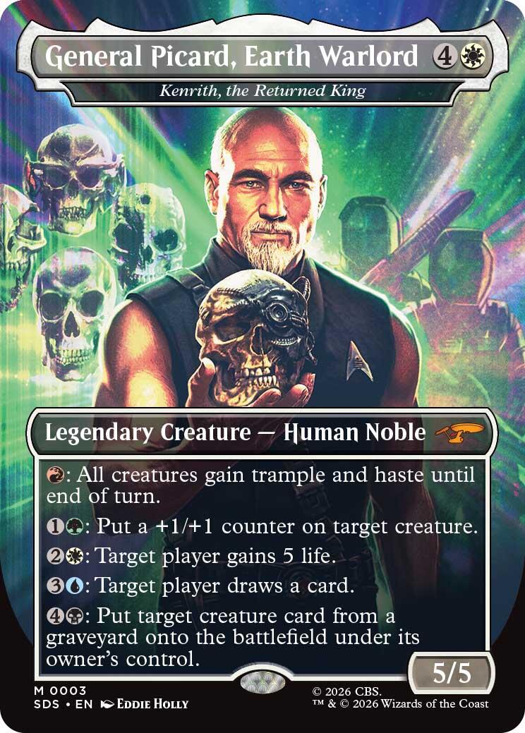 General Picard, Earth Warlord - Kenrith, the Returned King (Borderless) [Star Trek: Stardates] | Devastation Store