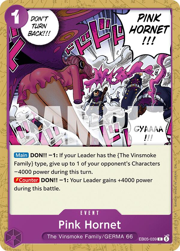 Pink Hornet [Extra Booster: One Piece Heroines Edition Vol. 2] | Devastation Store