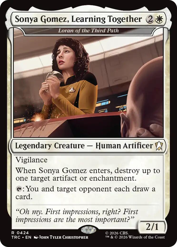 Sonya Gomez, Learning Together - Loran of the Third Path (Surge Foil) [Star Trek Commander] | Devastation Store