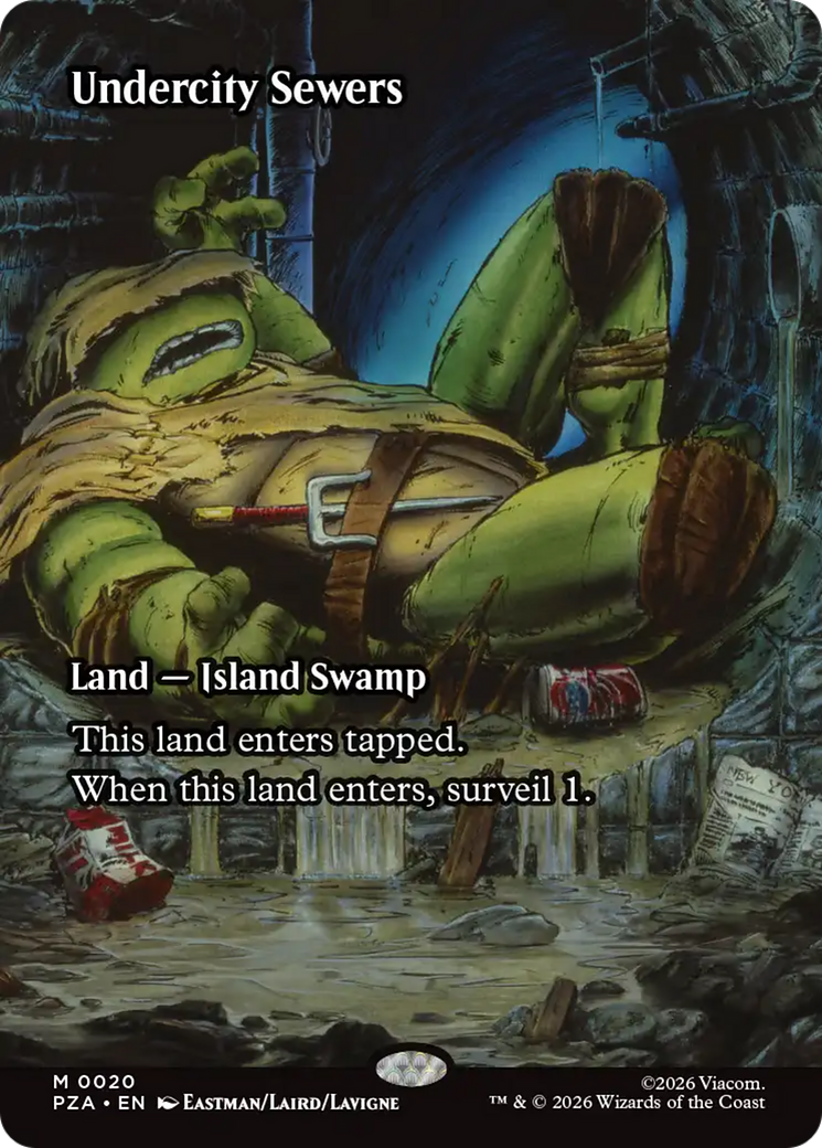 Undercity Sewers (Borderless) [Teenage Mutant Ninja Turtles Eternal-Legal] | Devastation Store