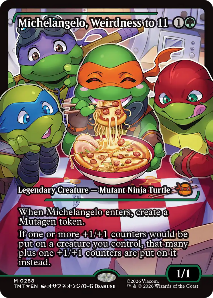 Michelangelo, Weirdness to 11 (Showcase) [Teenage Mutant Ninja Turtles] | Devastation Store