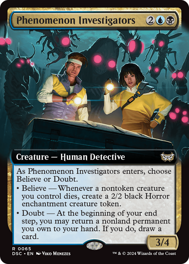 Phenomenon Investigators (Extended Art) [Duskmourn: House of Horror Commander] | Devastation Store