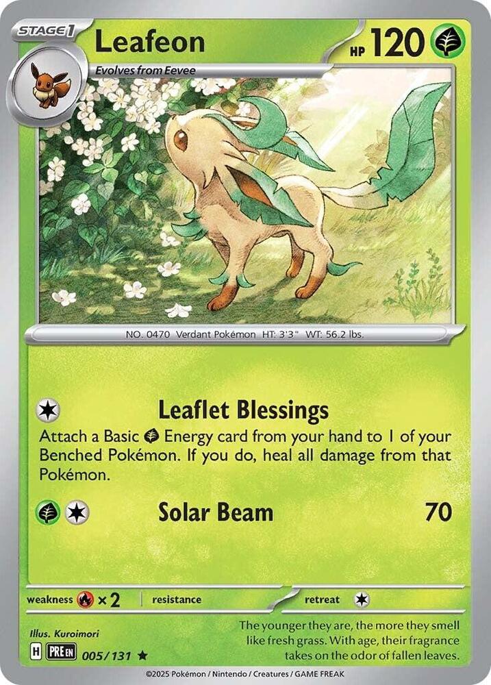 Leafeon (005/131) [Scarlet & Violet: Prismatic Evolutions] | Devastation Store