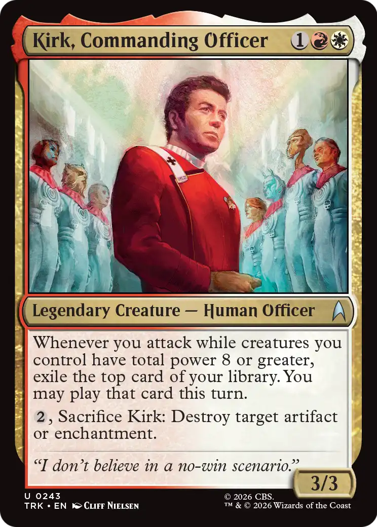 Kirk, Commanding Officer [Star Trek] | Devastation Store
