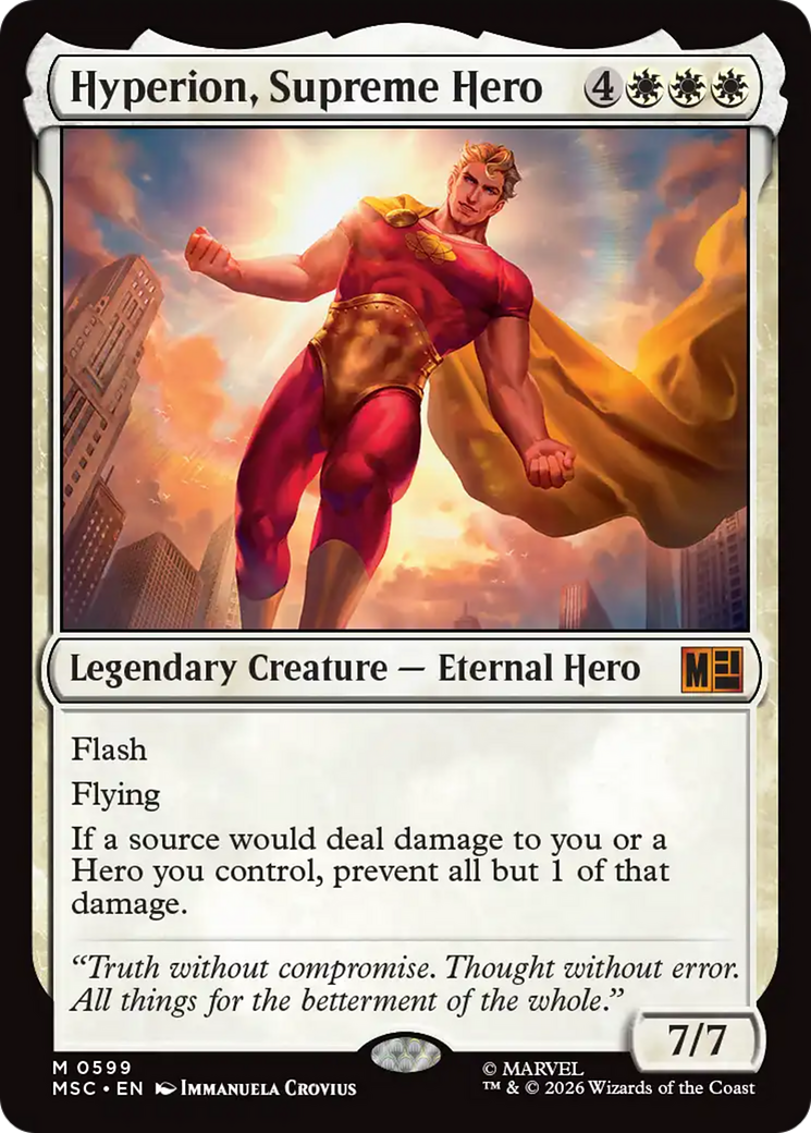 Hyperion, Supreme Hero [Marvel Super Heroes Commander] | Devastation Store