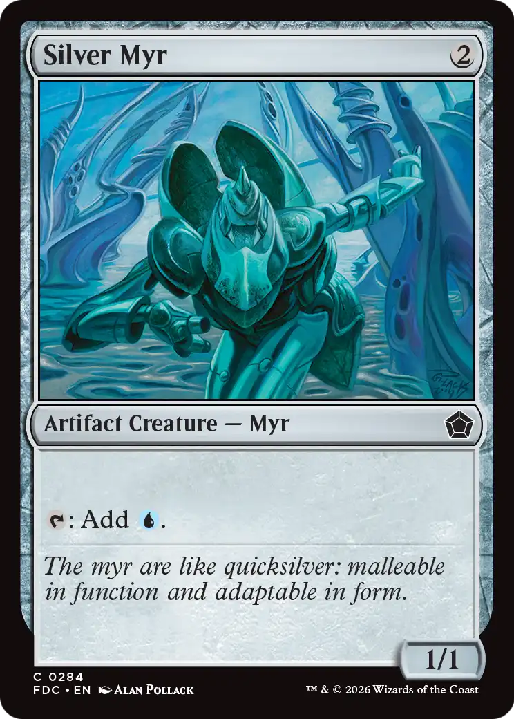 Silver Myr [Foundations Commander] | Devastation Store