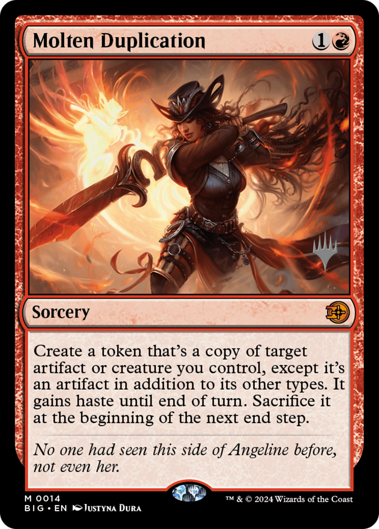 Molten Duplication [Outlaws of Thunder Junction: The Big Score Promos] | Devastation Store