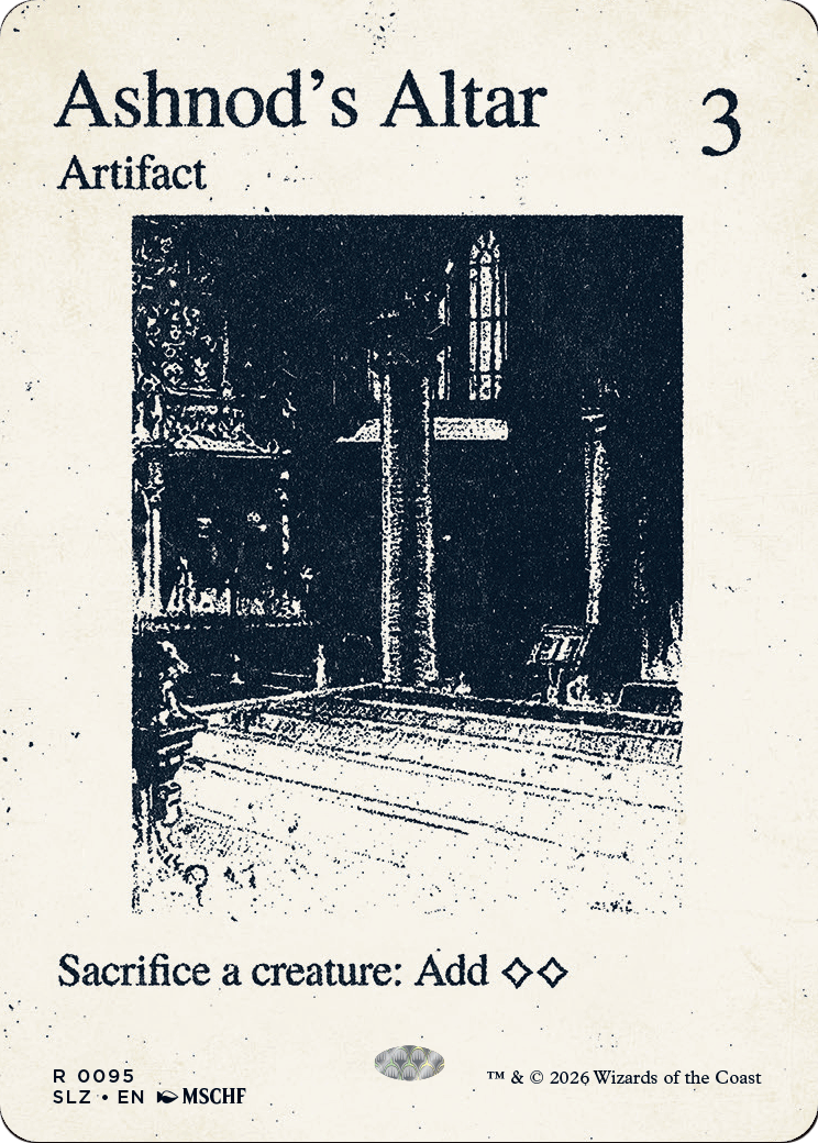 Ashnod's Altar (0095) [Secret Lair x MSCHF: The Zeta Set] | Devastation Store
