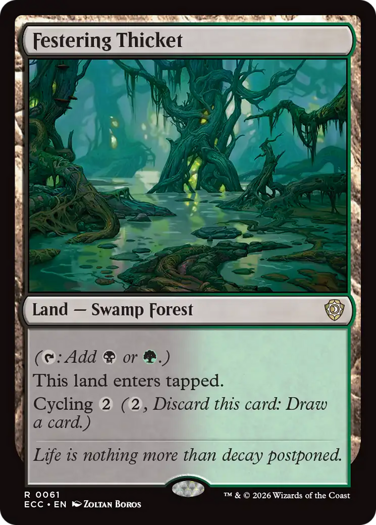 Festering Thicket [Lorwyn Eclipsed Commander] | Devastation Store