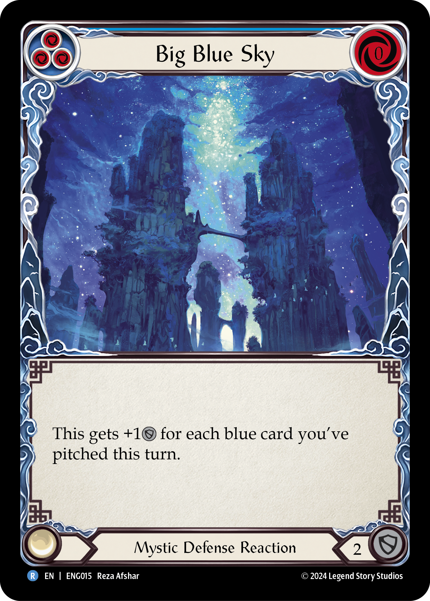 Big Blue Sky [ENG015] (Part the Mistveil Enigma Blitz Deck) | Devastation Store